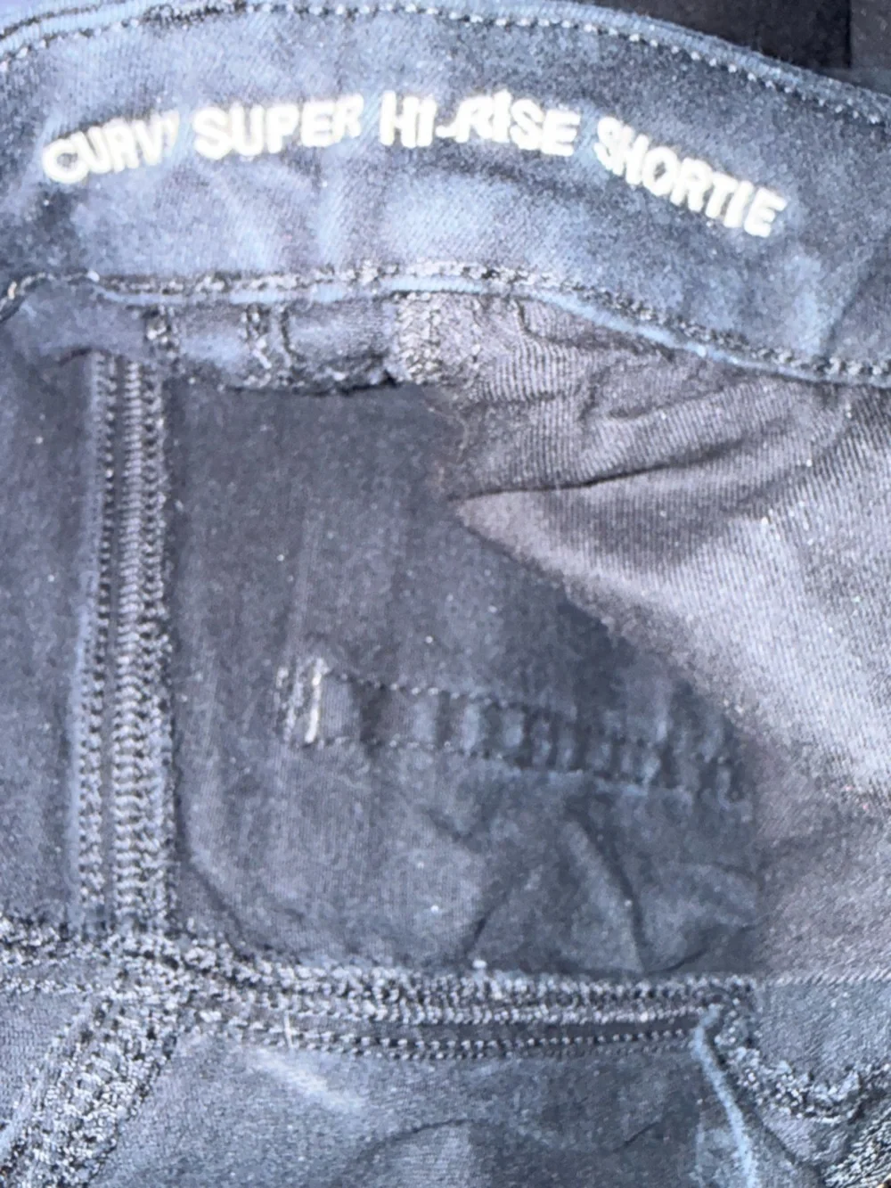 American Eagle Outfitters Black High-Rise Cuffed Denim Shorts